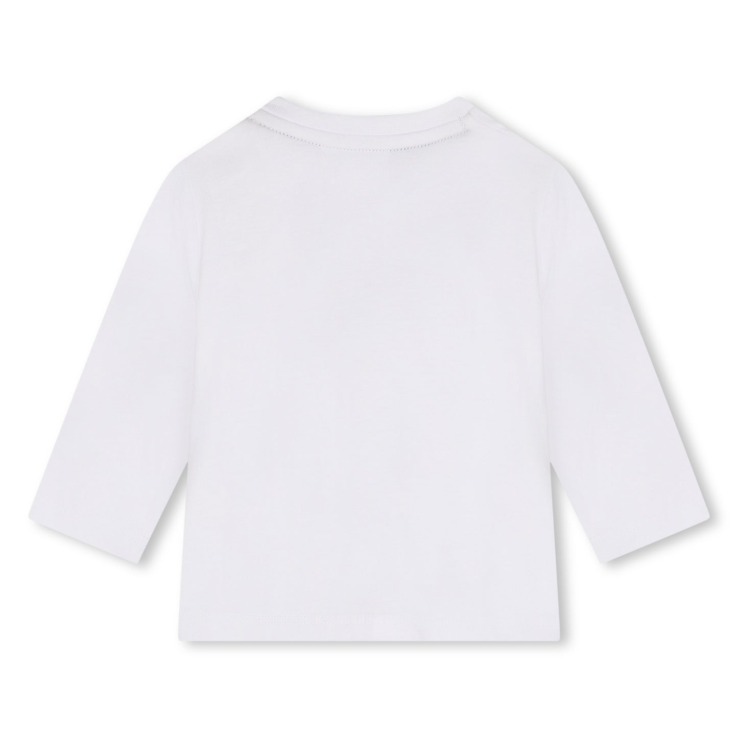 BOSS - White Logo Long Sleeve Top