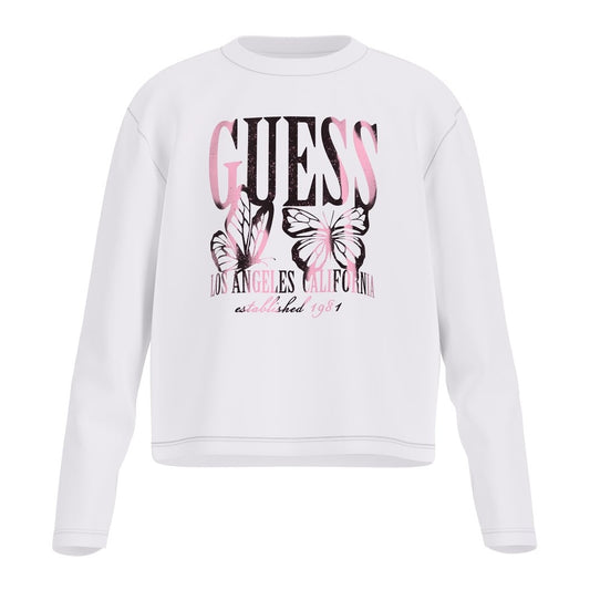 Guess - White with Metallic Butterflies Top