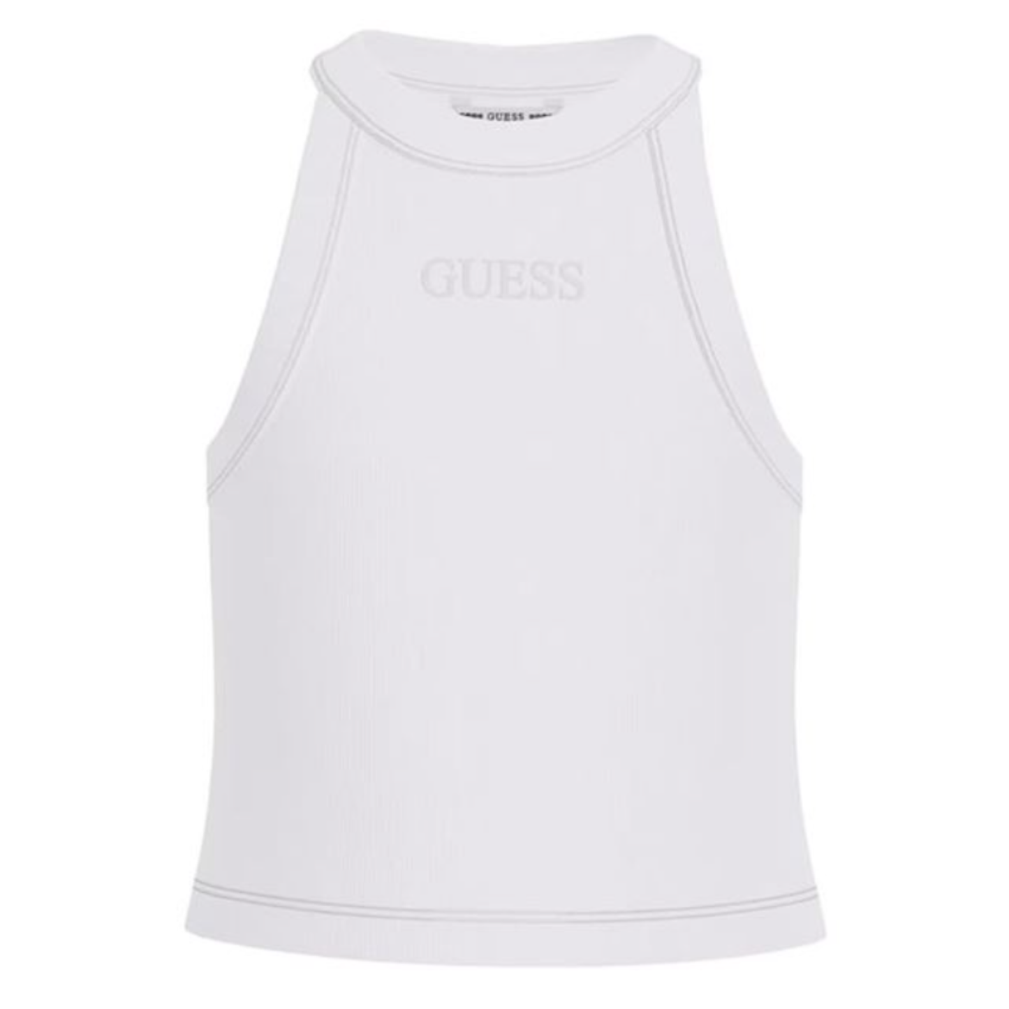 Guess - White Tank Crop Top