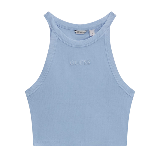Guess - Light Blue Tank Crop Top