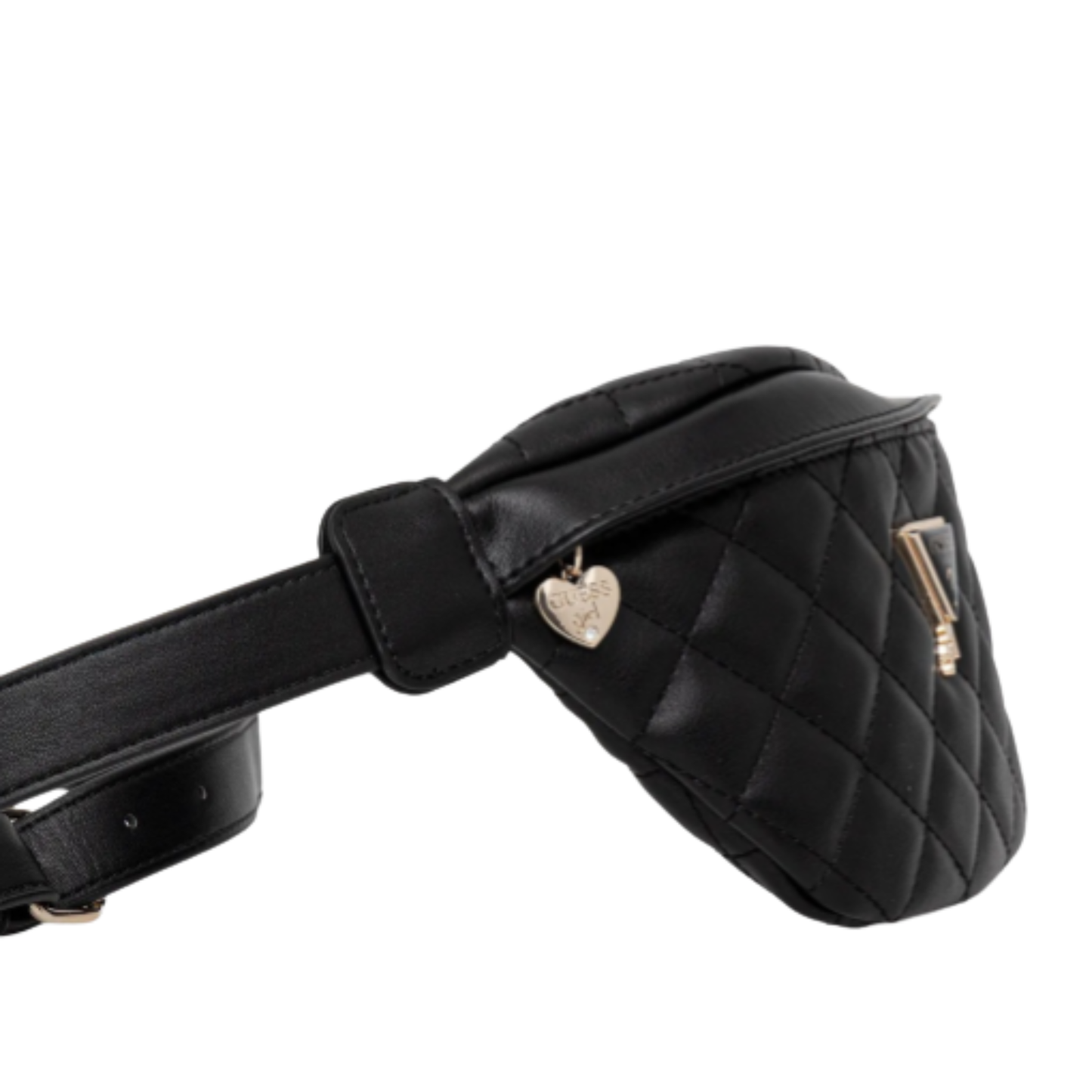 Guess - Black Quilting Bumbag
