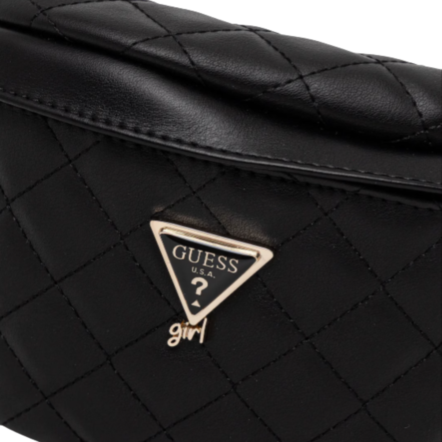 Guess - Black Quilting Bumbag