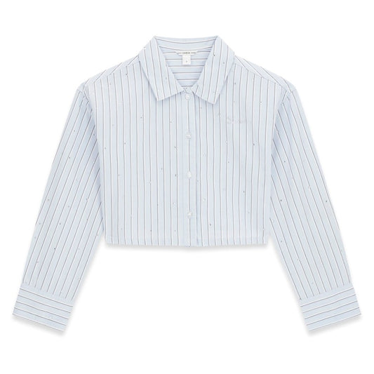 Guess - Girls Stripped Crop Shirt