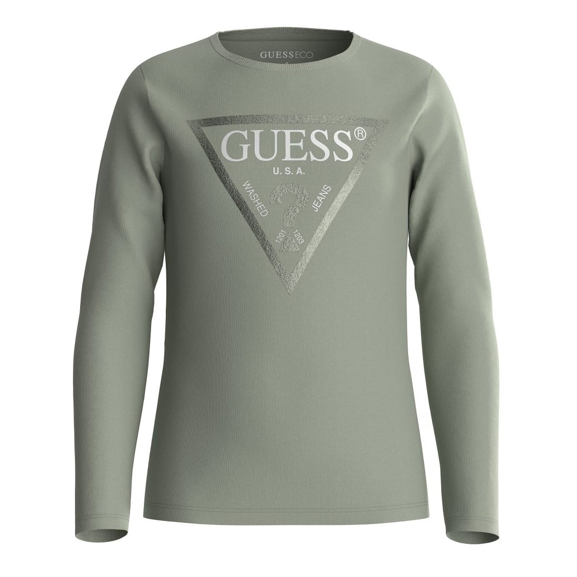 Guess - Light Green Logo Top