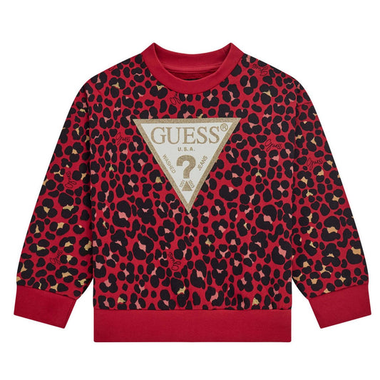 Guess - Girls Animal Print Sweatshirt