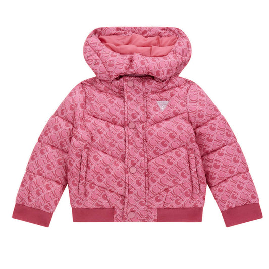 Guess - Fuchsia Logo Coat for Girls