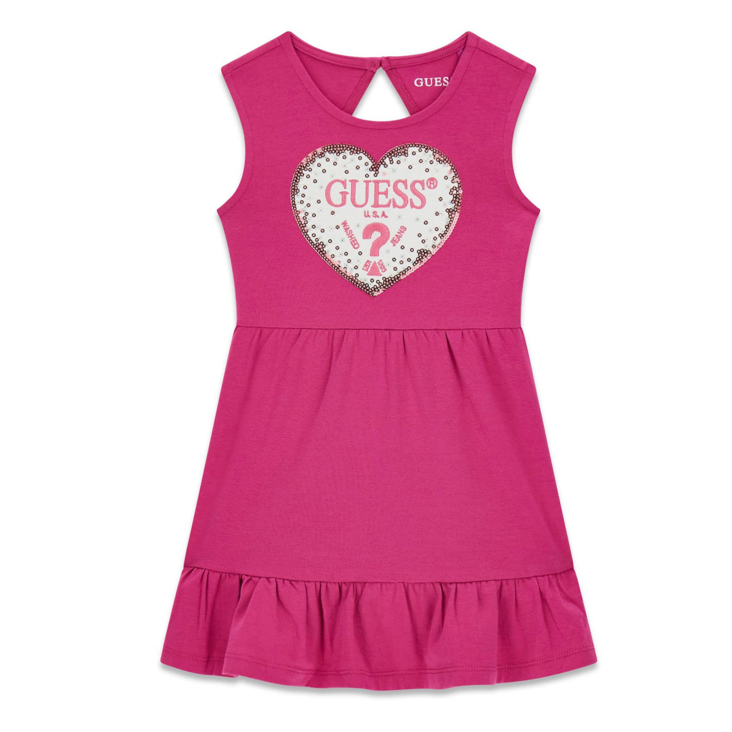 Guess - Fuchsia Cotton Summer Dress