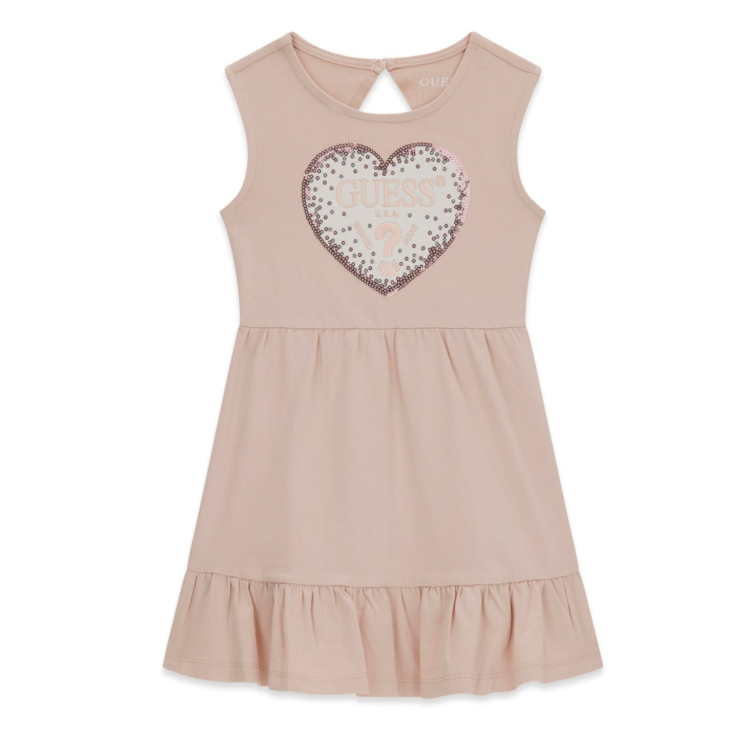 Guess - Pink Cotton Summer Dress
