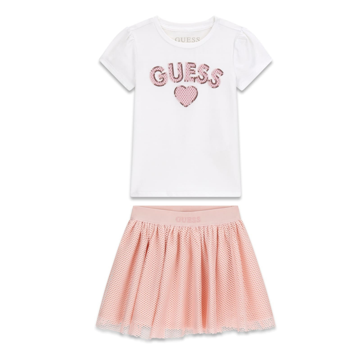 Guess - Guess Top with Peach Skirt Set