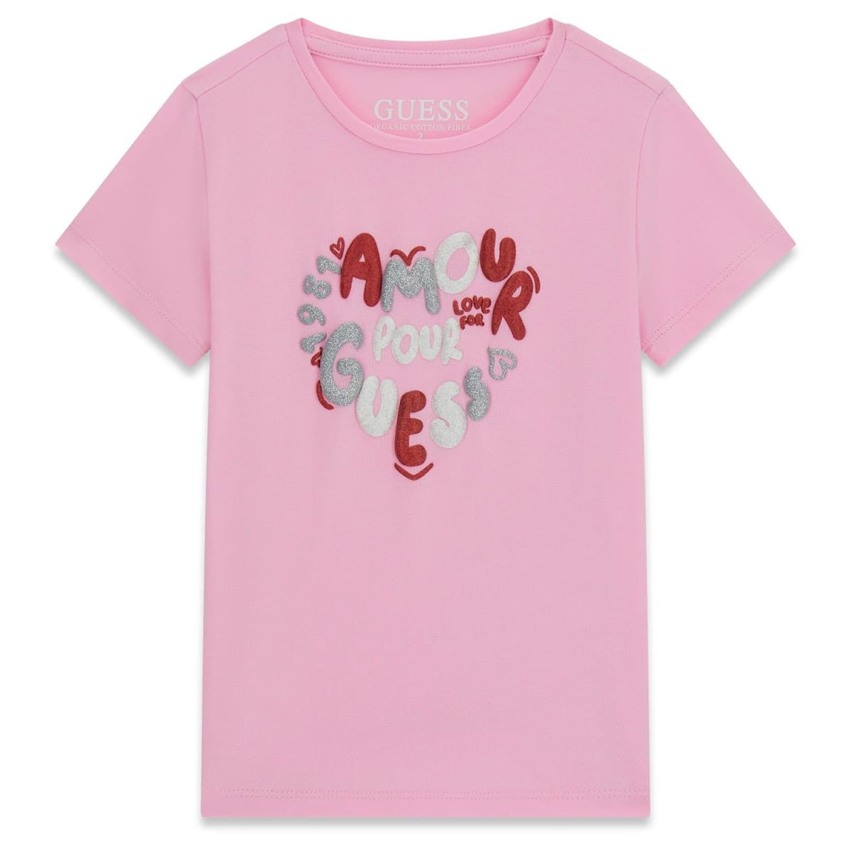 Guess - Pink Heart Top