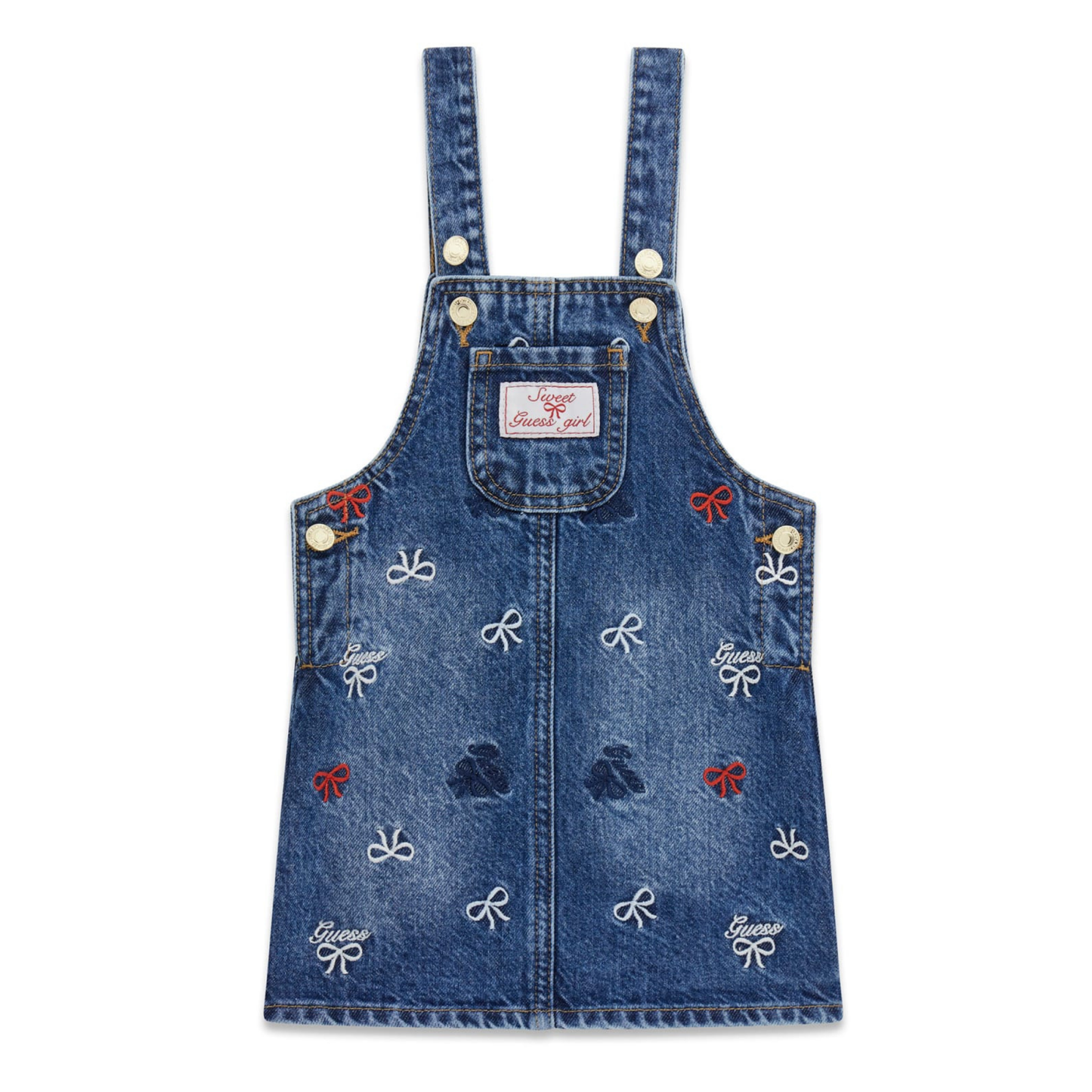 Guess - Denim Dress with Ribbons