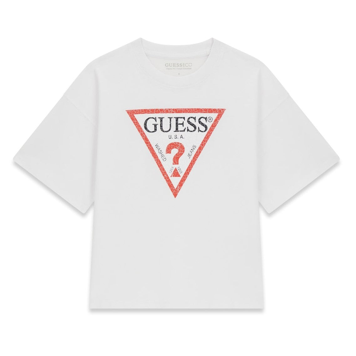 Guess - White Oversized Basic Top