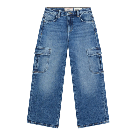 Guess - Wide Leg Cargo Denim Trouser
