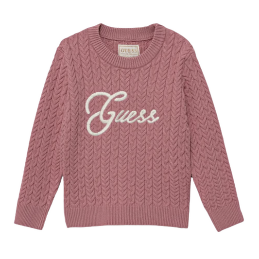 Guess - Dark Pink Knit Jumper