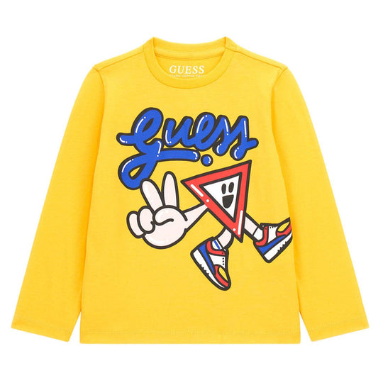 Guess - Yellow Fingers Boys Top