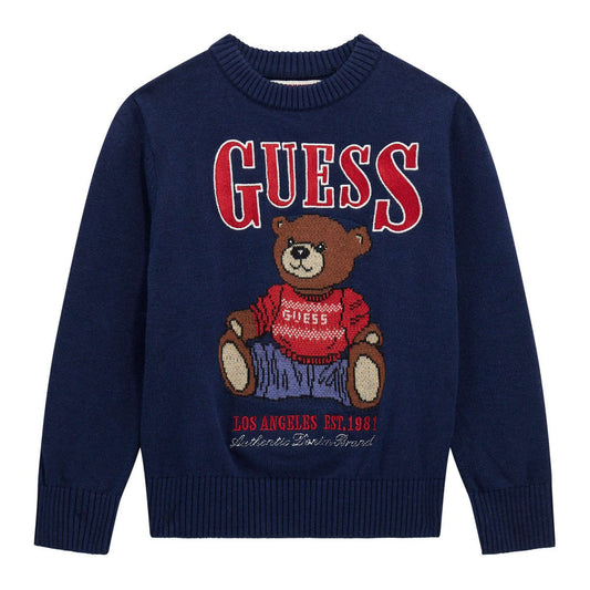 Guess - Blue Bear Jumper