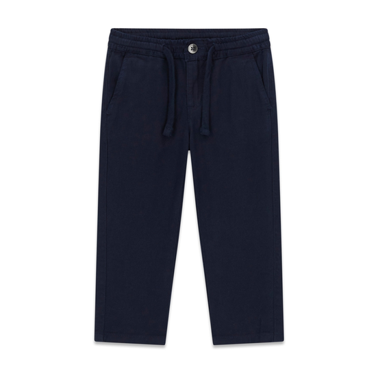 Guess - Blue Lyocell Blend Regular Trouser