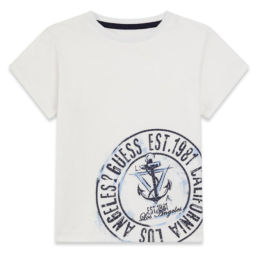 Guess - White Marine Cotton Top
