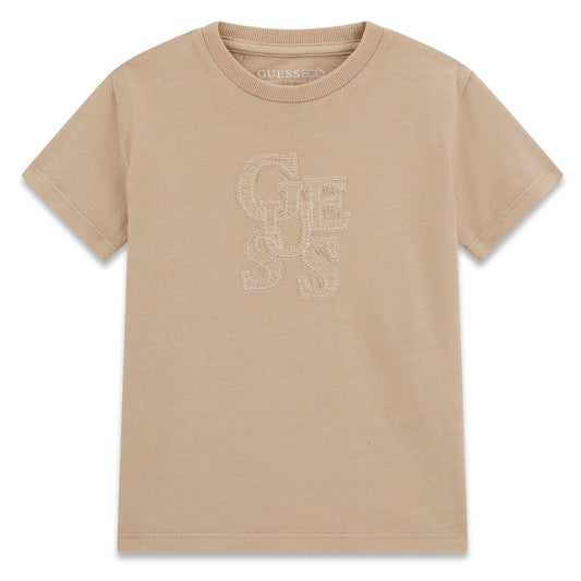 Guess - Beige Simple Cotton Top