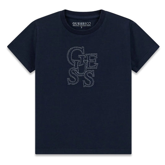 Guess - Blue Simple Cotton Top