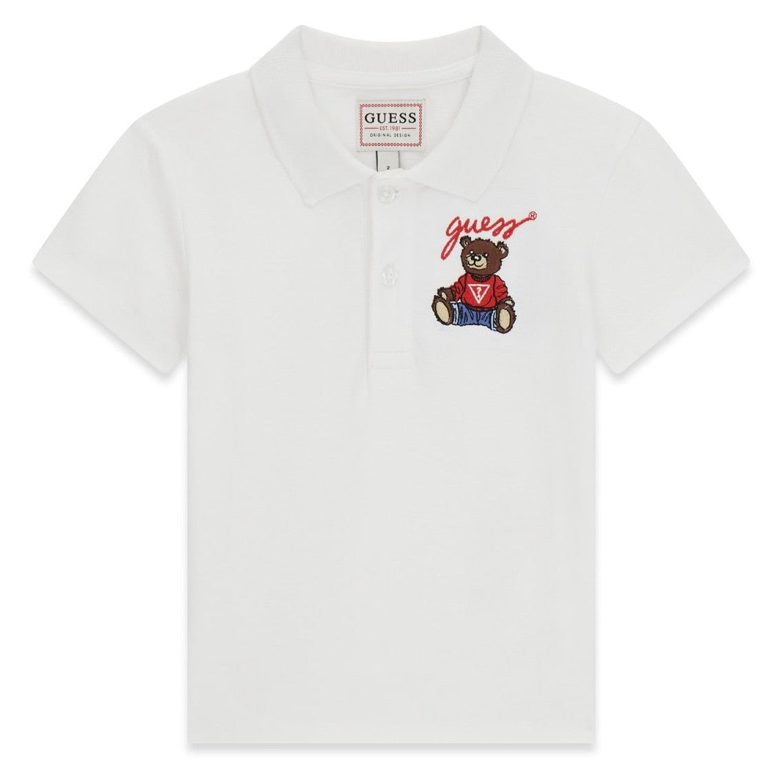 Guess - White Bear Polo Top
