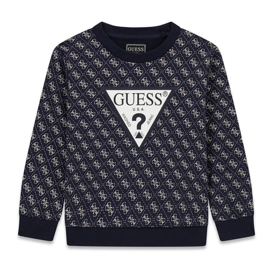 Guess - Blue Logo Sweatshirt