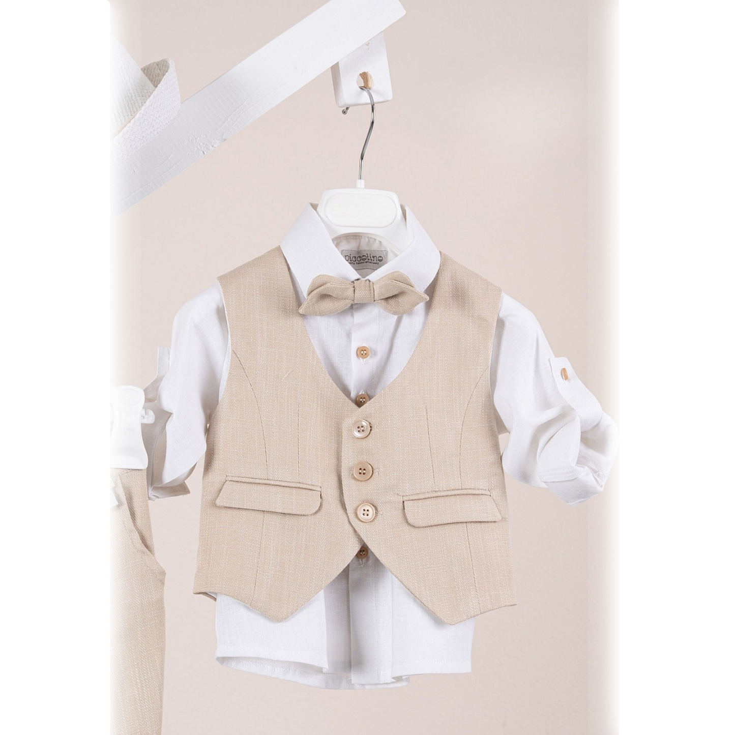 Κουστούμι Βάπτισης - Κωδικός: S26 Rodrige Beige
