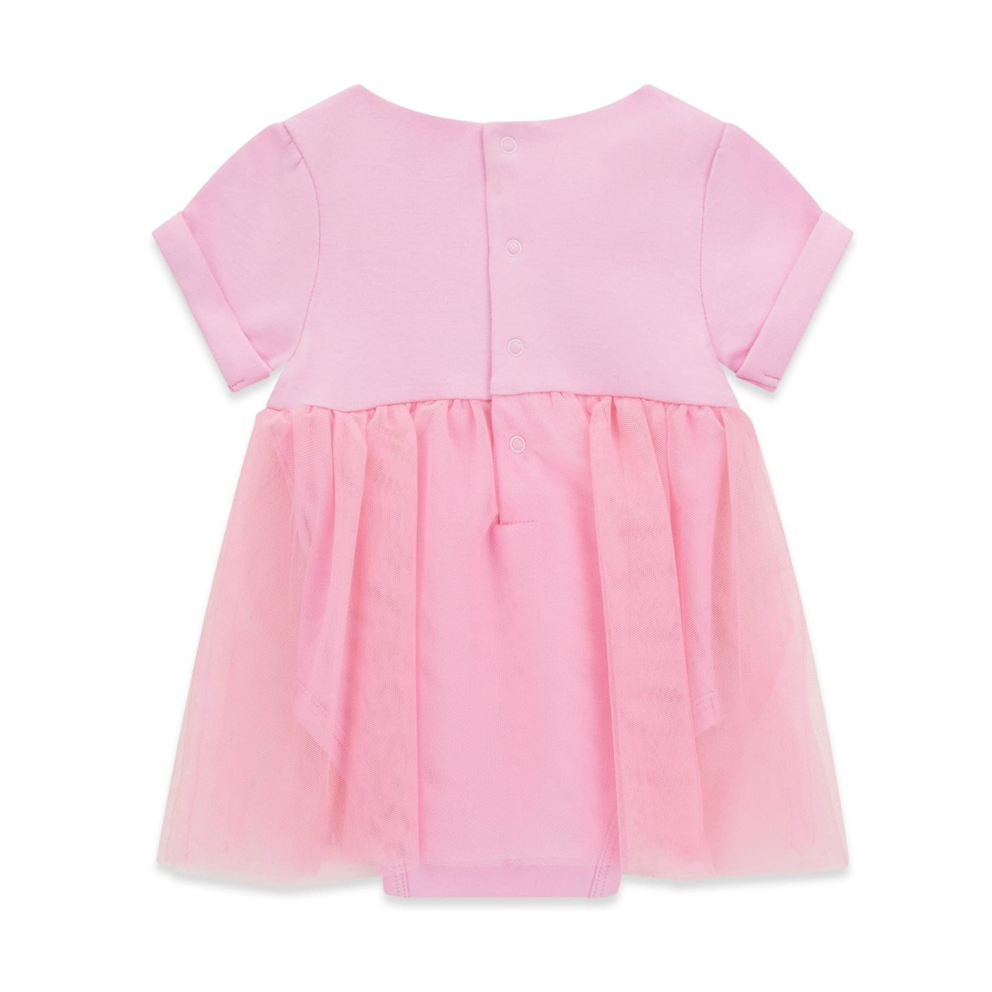 Guess - Pink Bodysuit Dress with Fabric