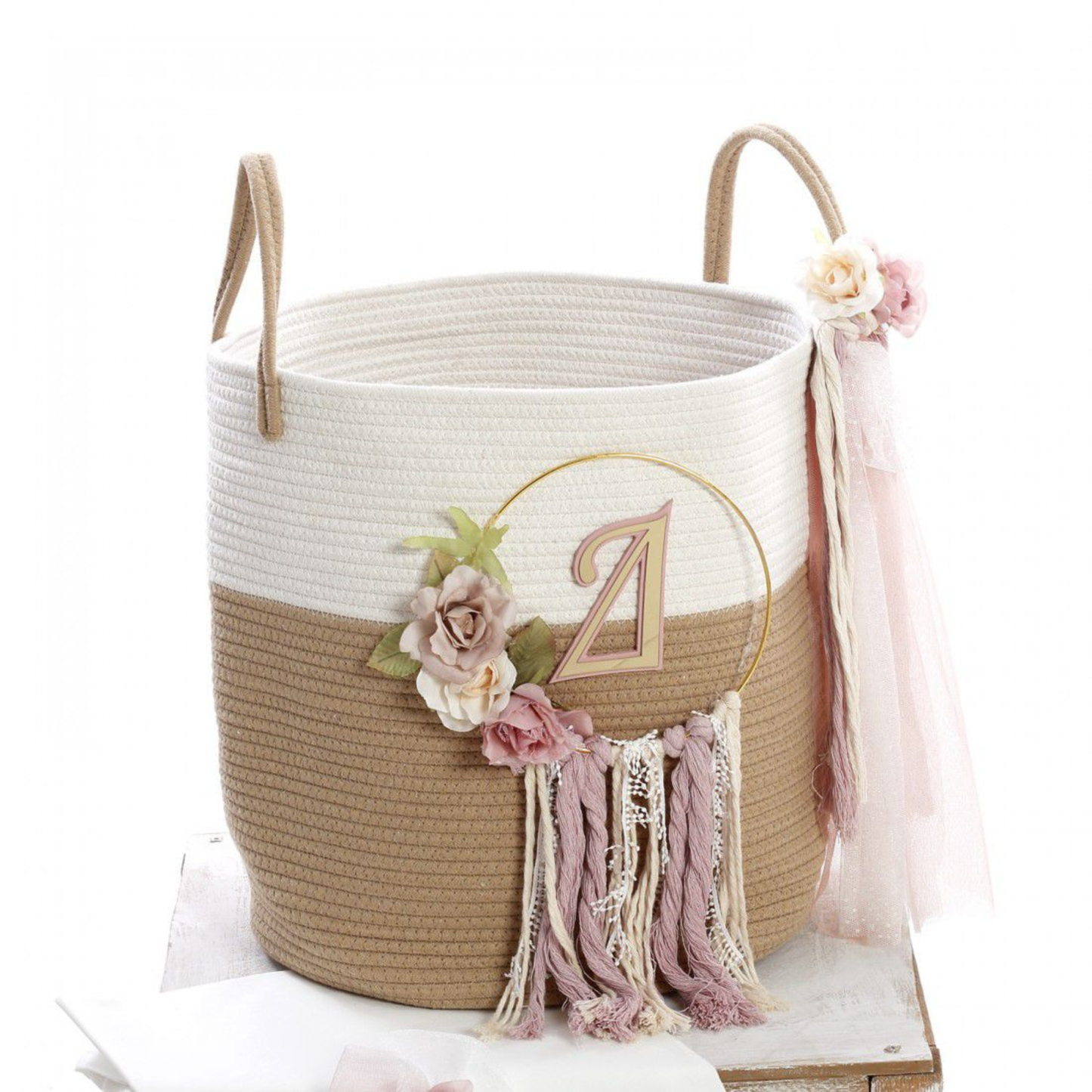 Έτοιμο Πακέτο Βάπτισης - Μονόγραμμα Boho (2523)