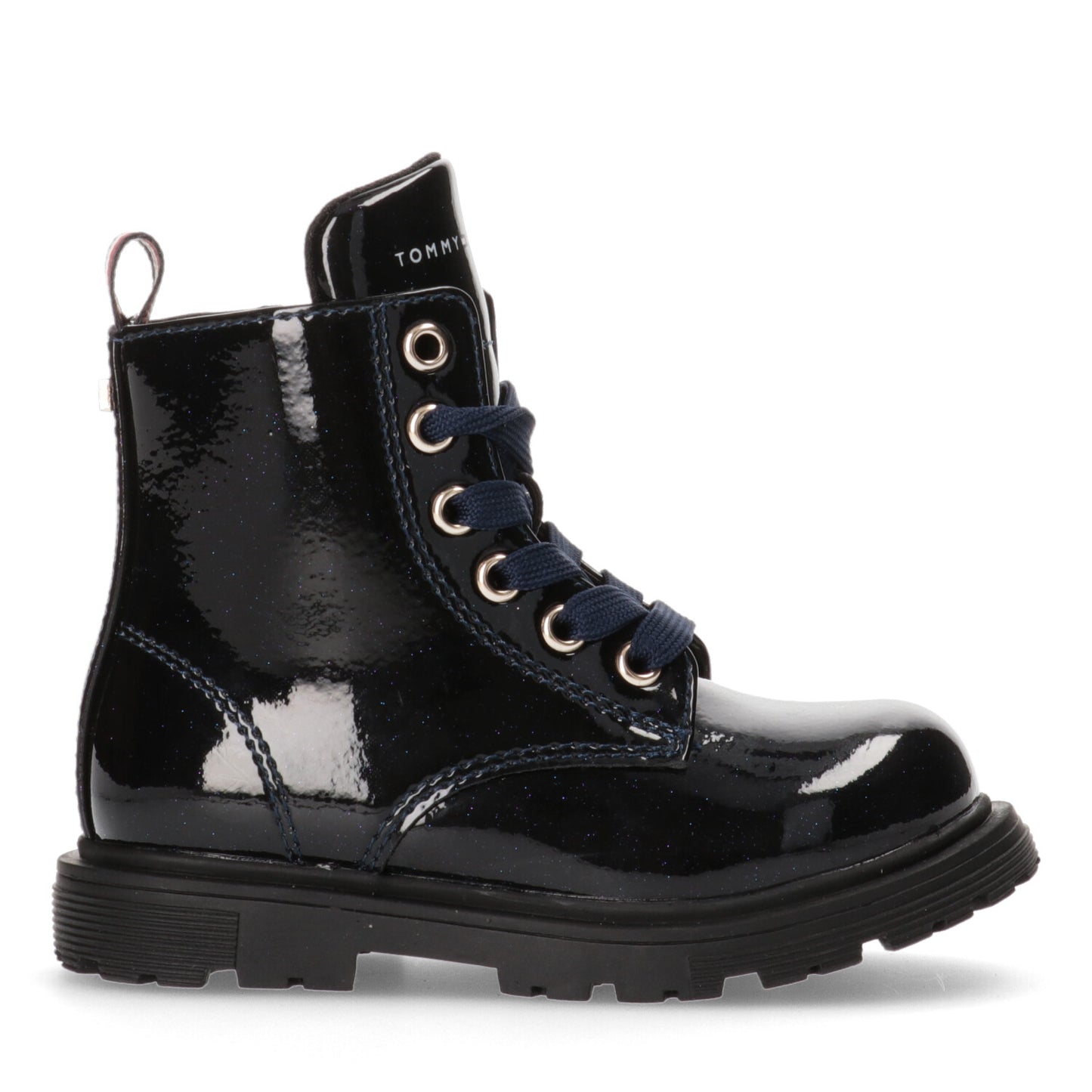 Tommy Hilfiger - Navy Blue Shiny Boots