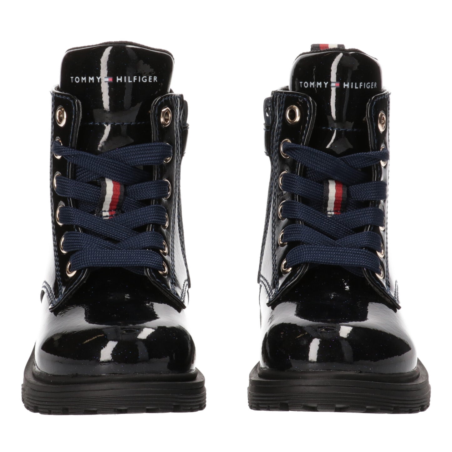 Tommy Hilfiger - Navy Blue Shiny Boots