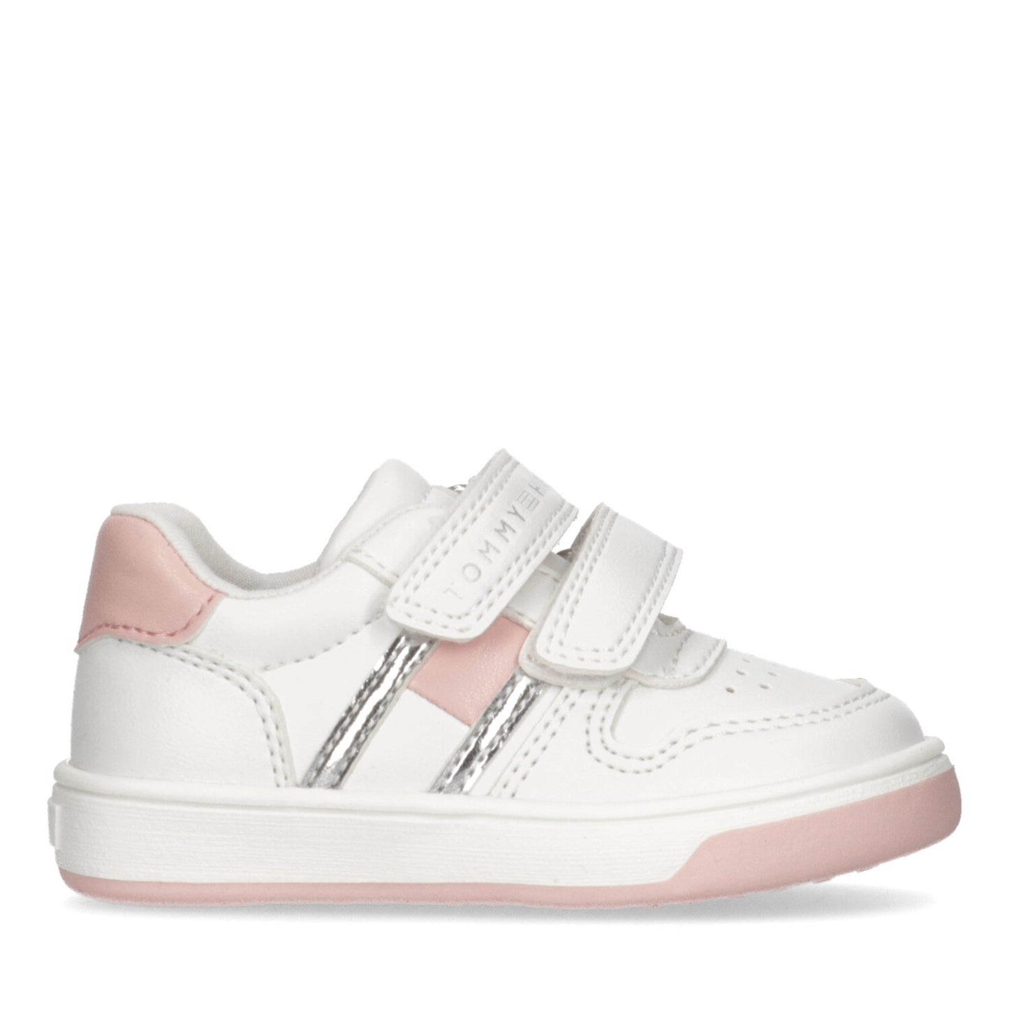 Tommy Hilfiger - Girls Pink and White Sneakers