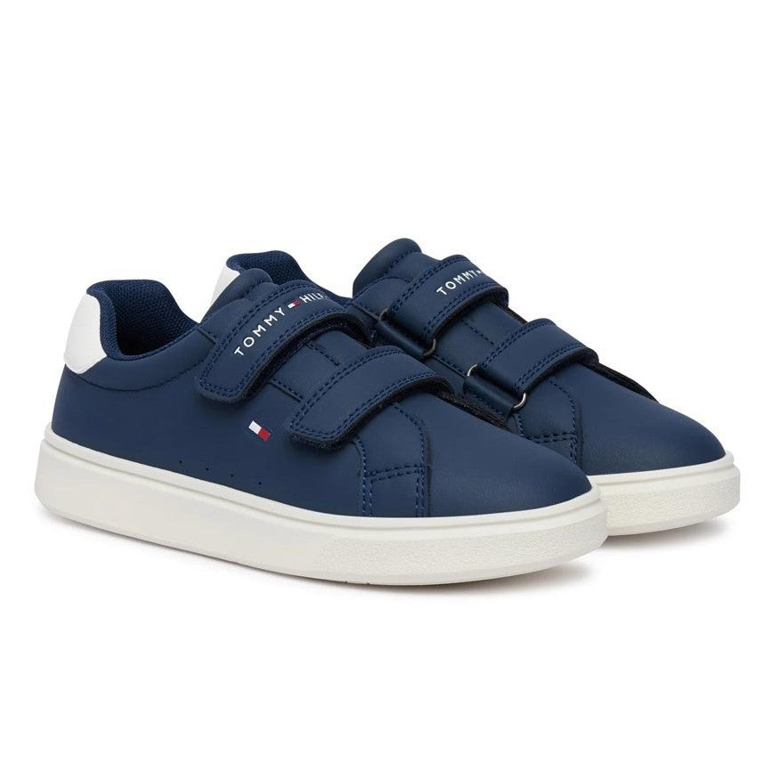 Tommy Hilfiger - Blue Low Cut Velcro Shoes