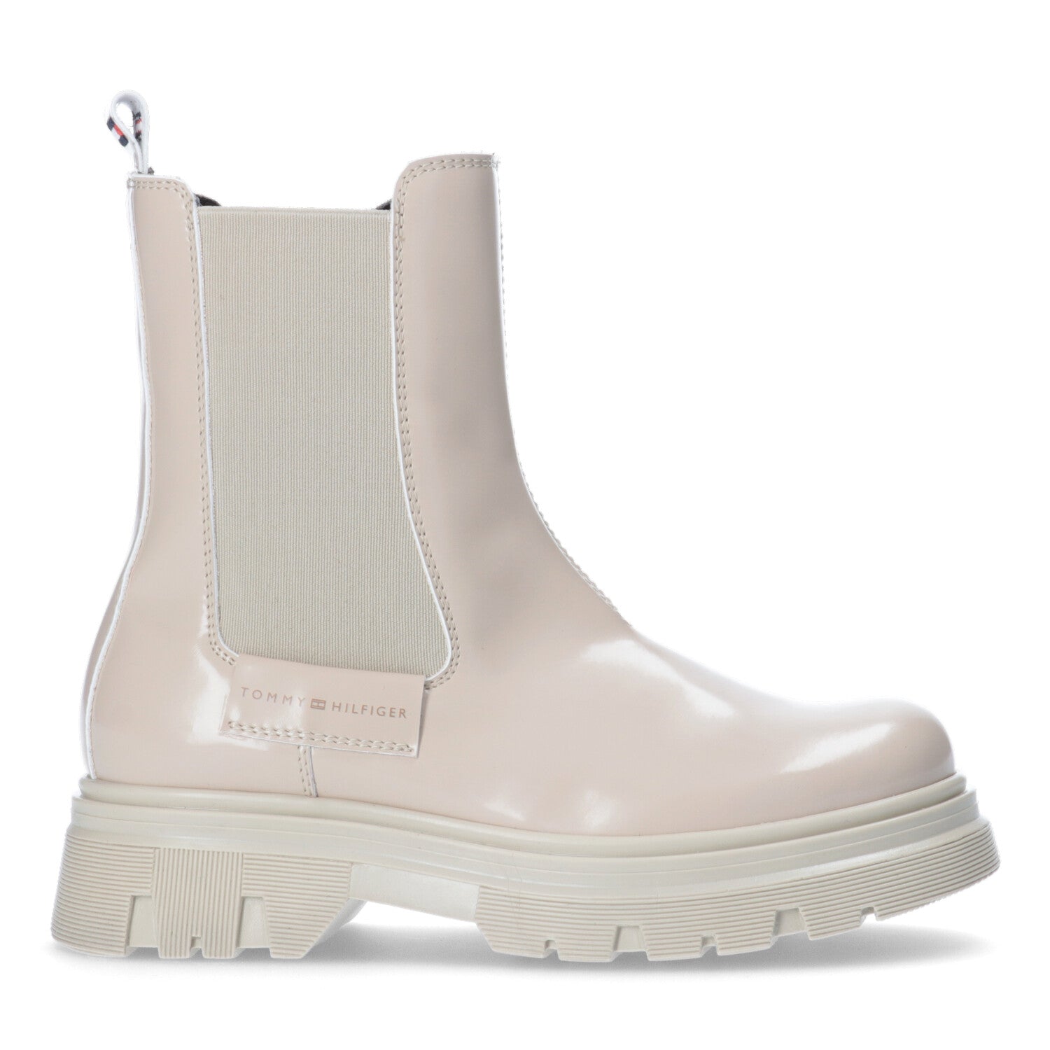 Tommy hilfiger sales white boots