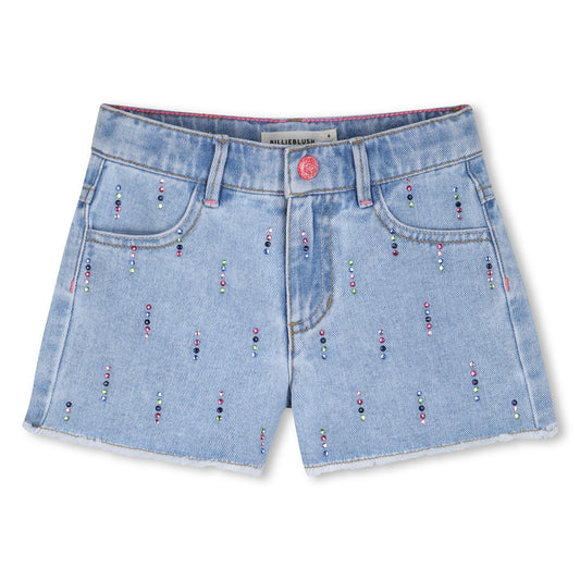 Billieblush - Girls Jeans Short with Colours