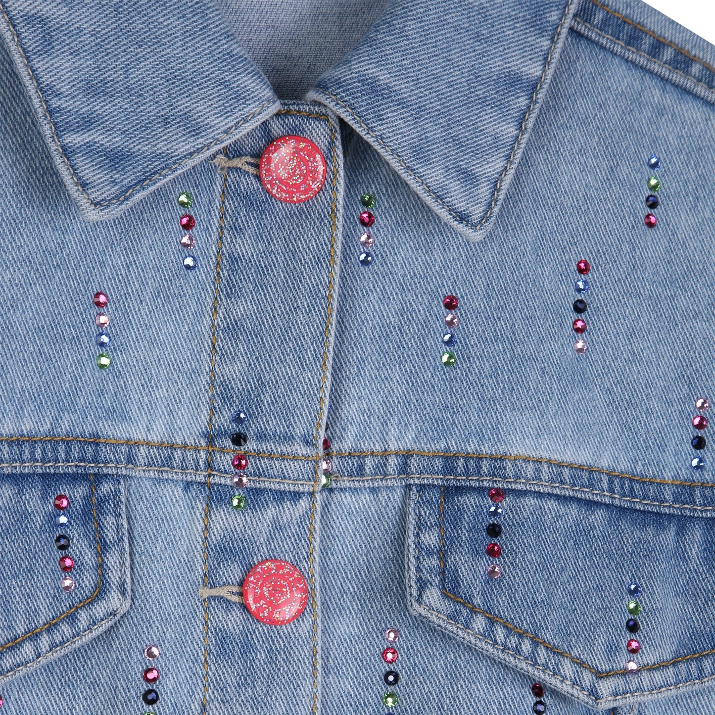 Billieblush - Denim Jacket with Colours