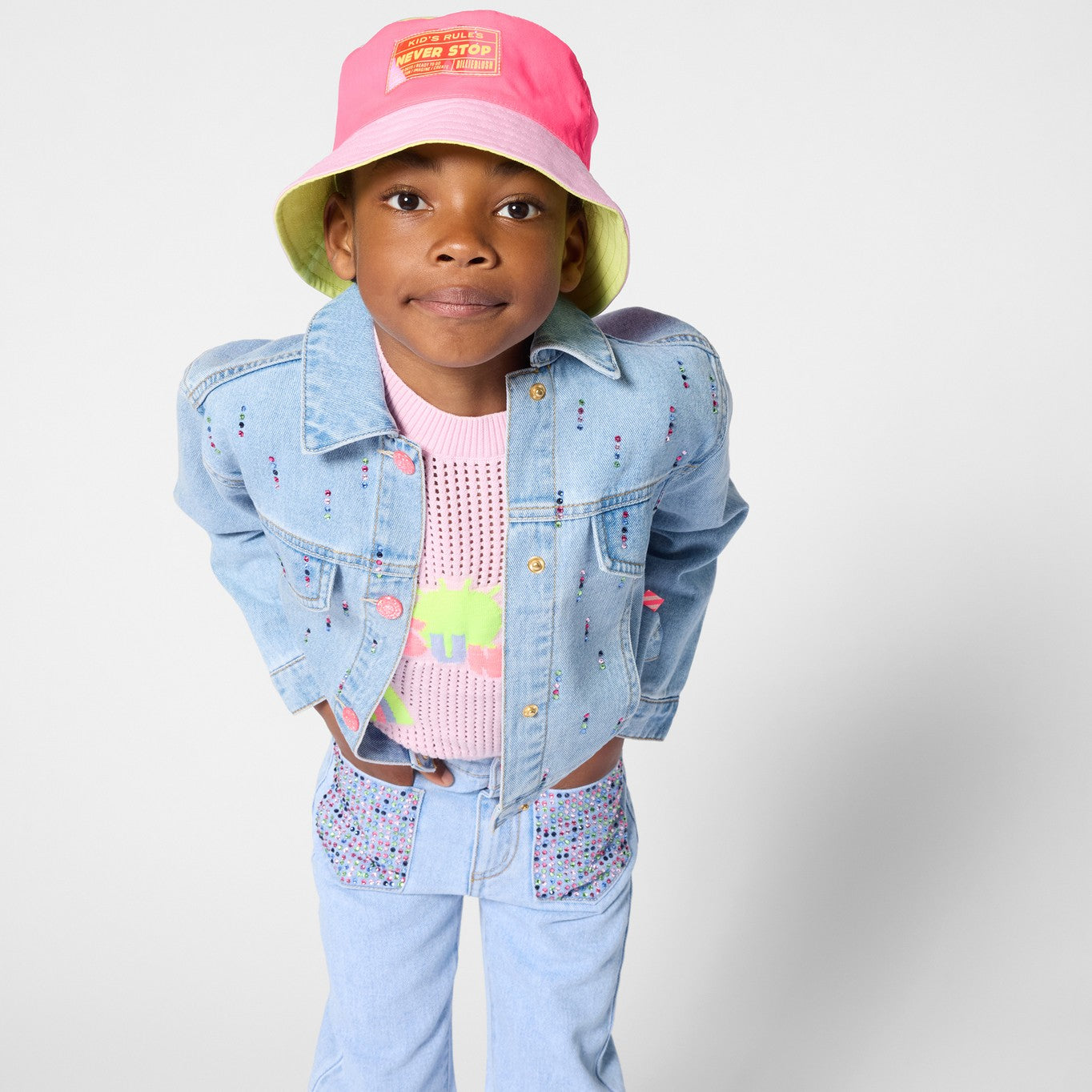 Billieblush - Denim Jacket with Colours
