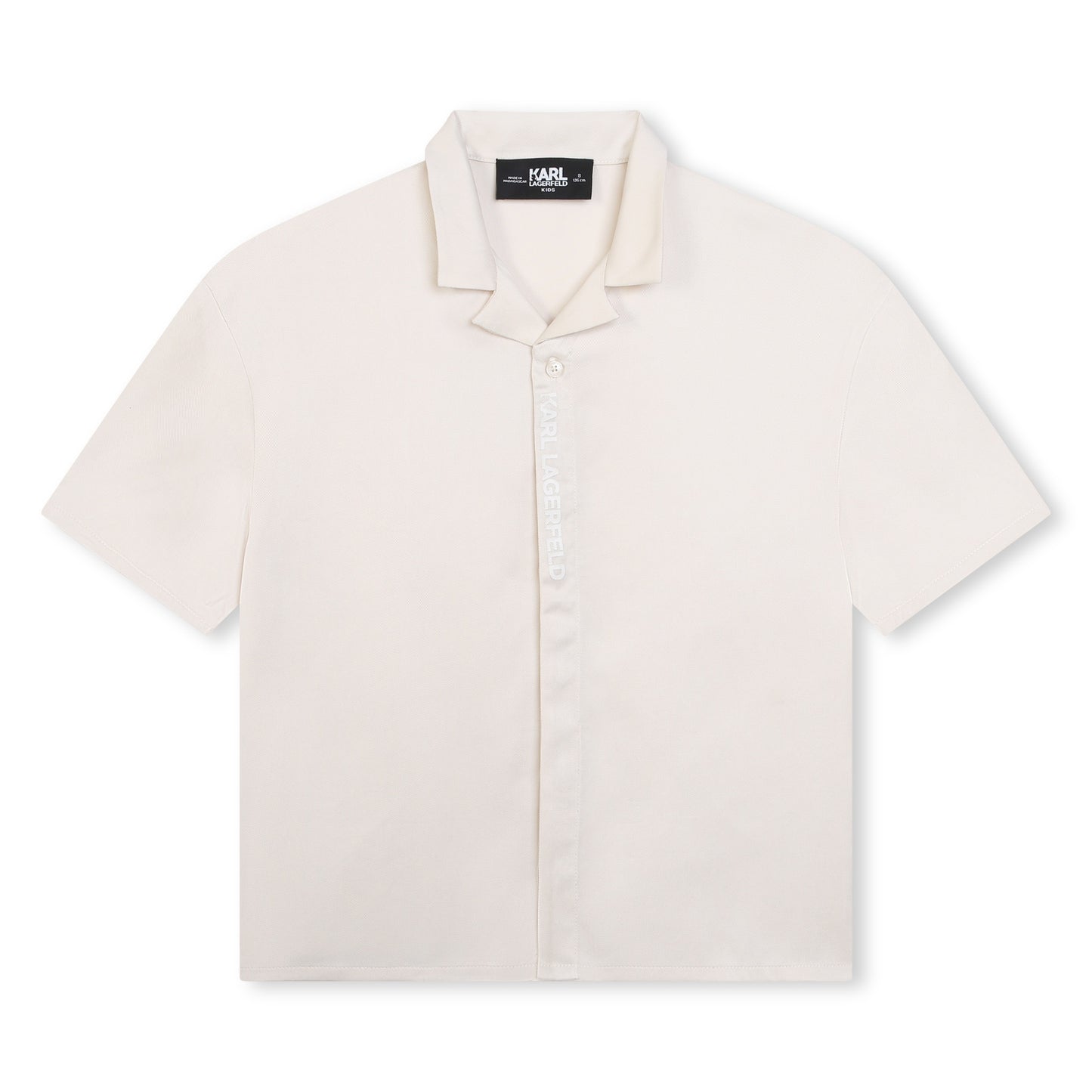 KARL LAGERFELD - Ivory Linen Shirt