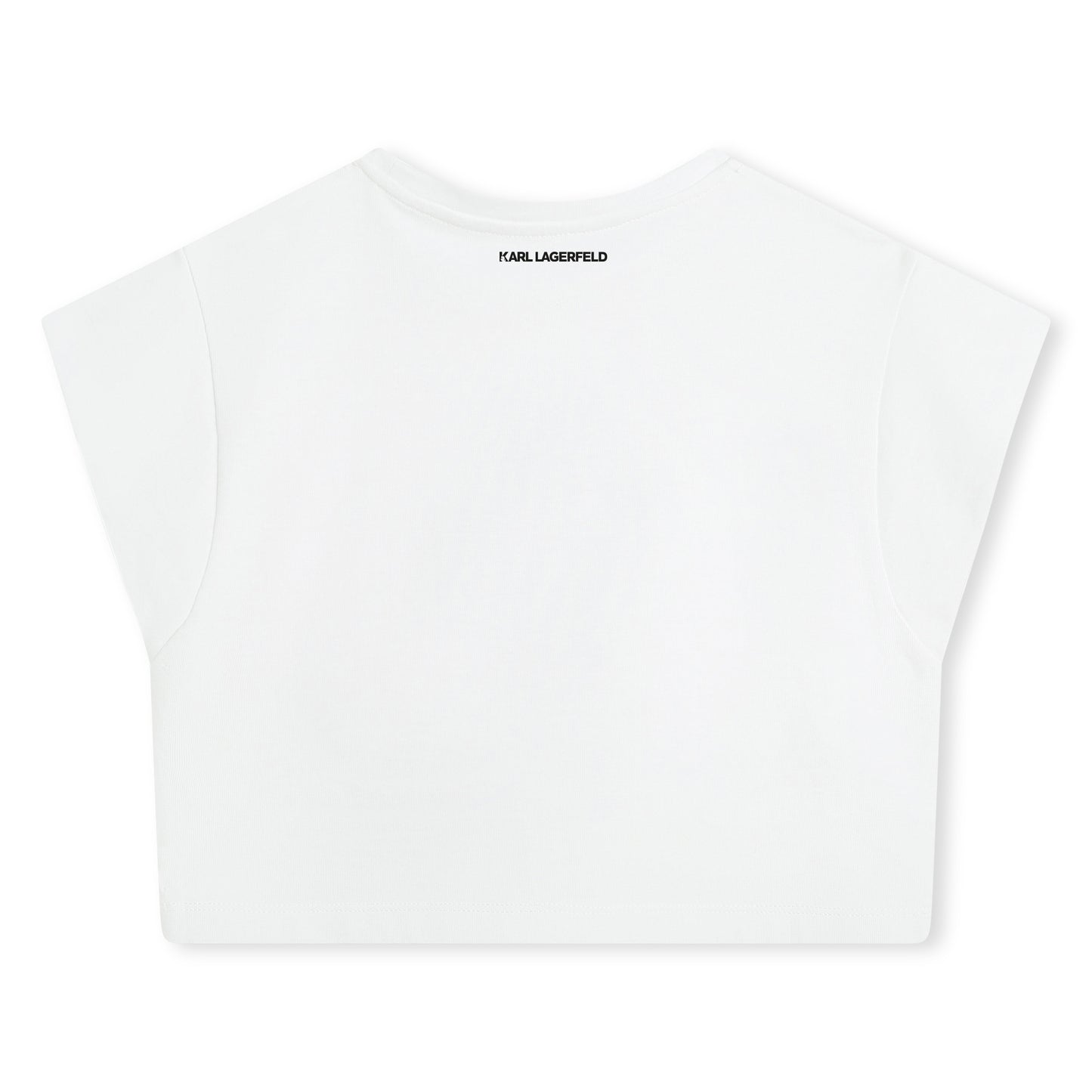 KARL LAGERFELD - Classic Crop Logo Top