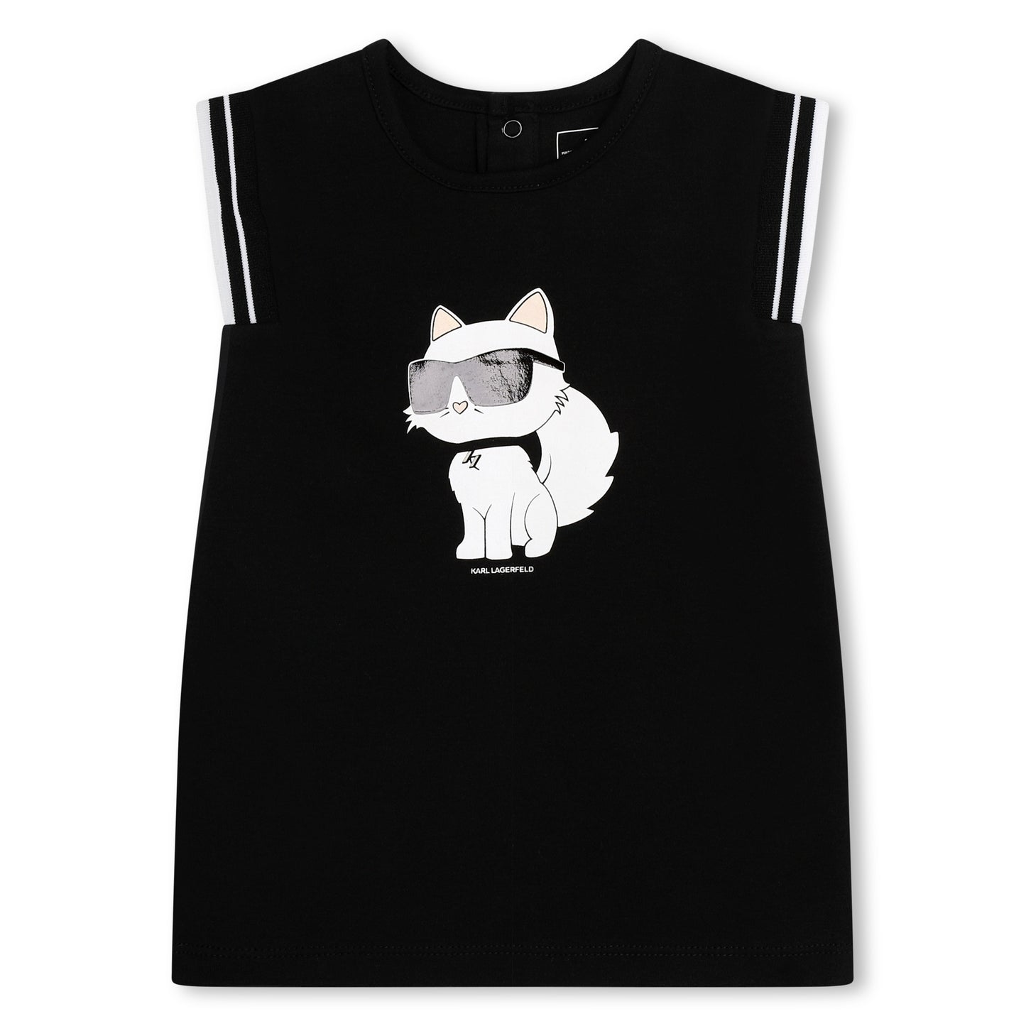 KARL LAGERFELD - Sport Black Logo Dress