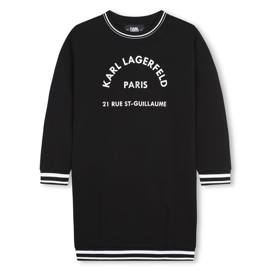 KARL LAGERFELD - Black Logo Sports Dress