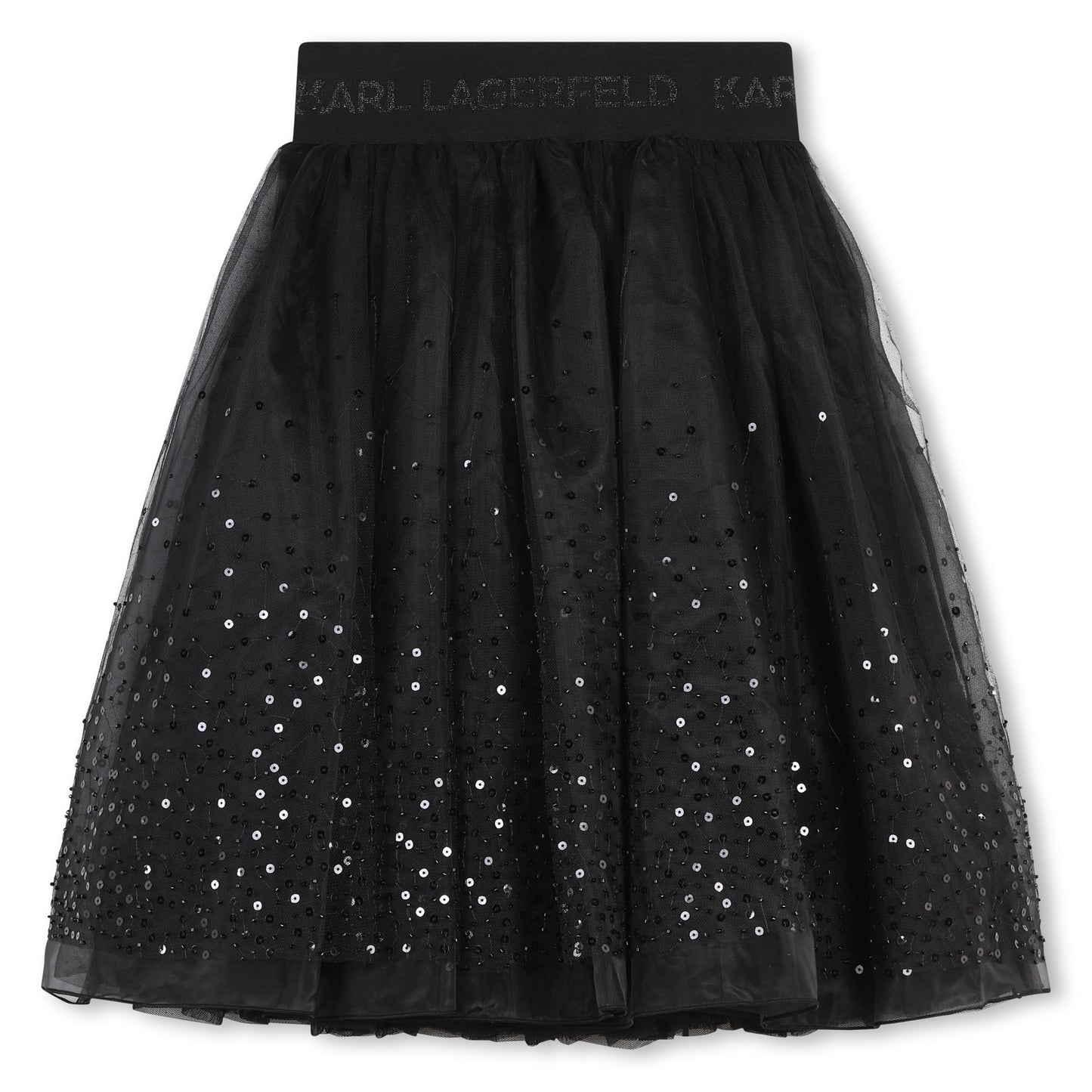 KARL LAGERFELD - Ceremonie Shiny Skirt