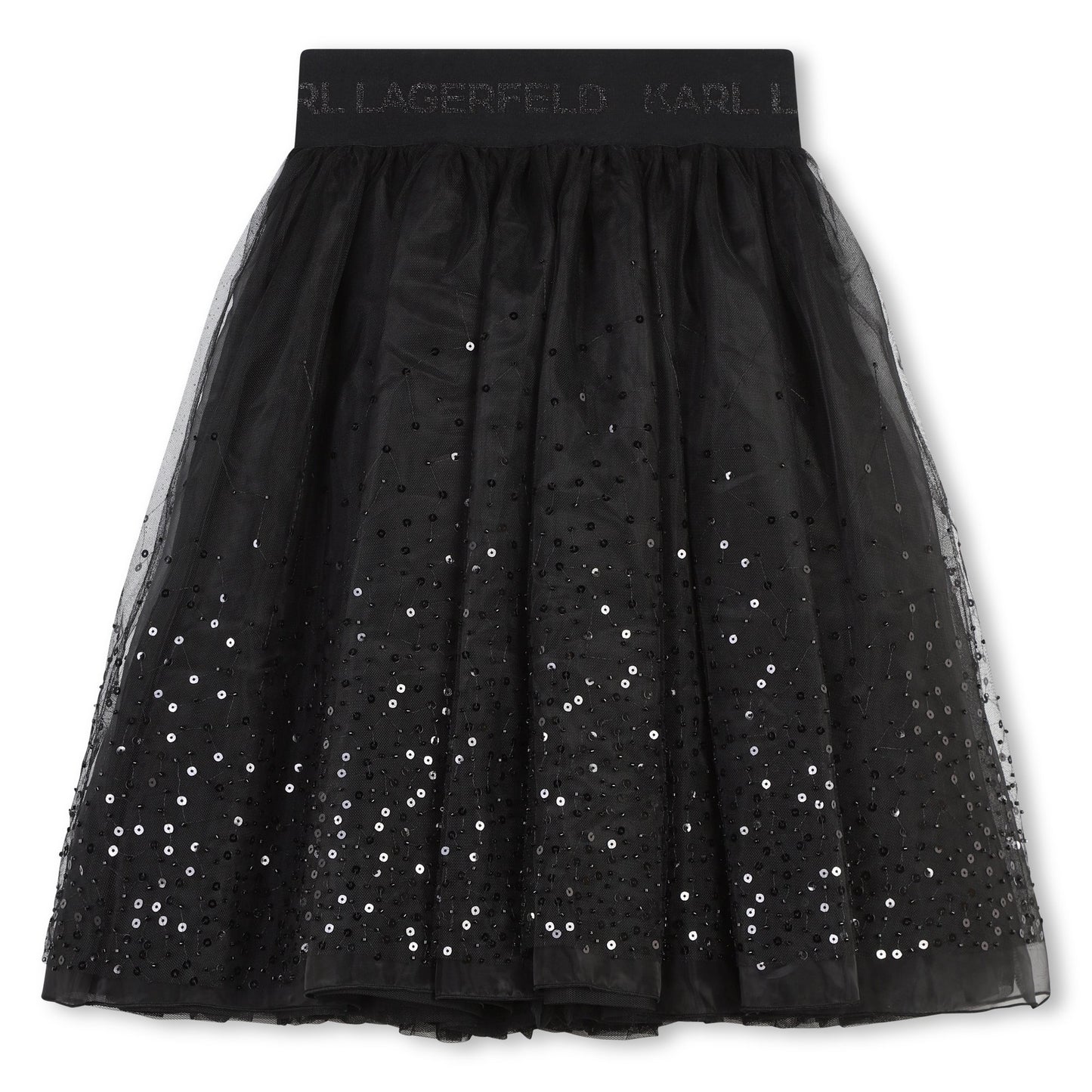 KARL LAGERFELD - Ceremonie Shiny Skirt