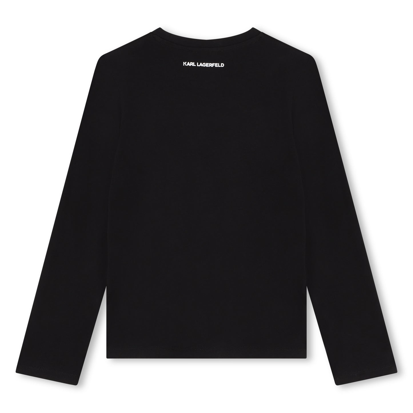 KARL LAGERFELD - Long Sleeve Black Logo KL Top