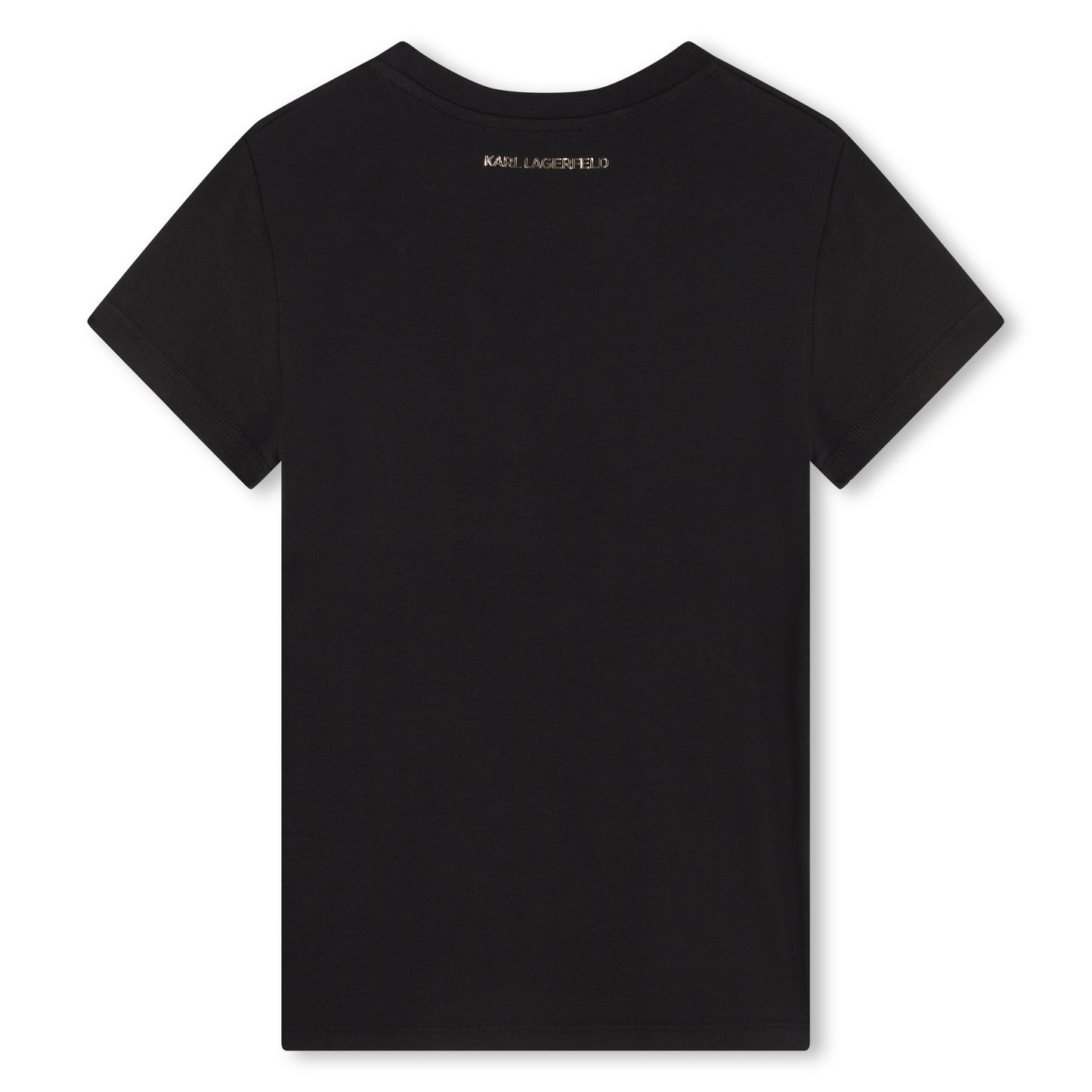 KARL LAGERFELD - Short Sleeve Black Tee-Shirt