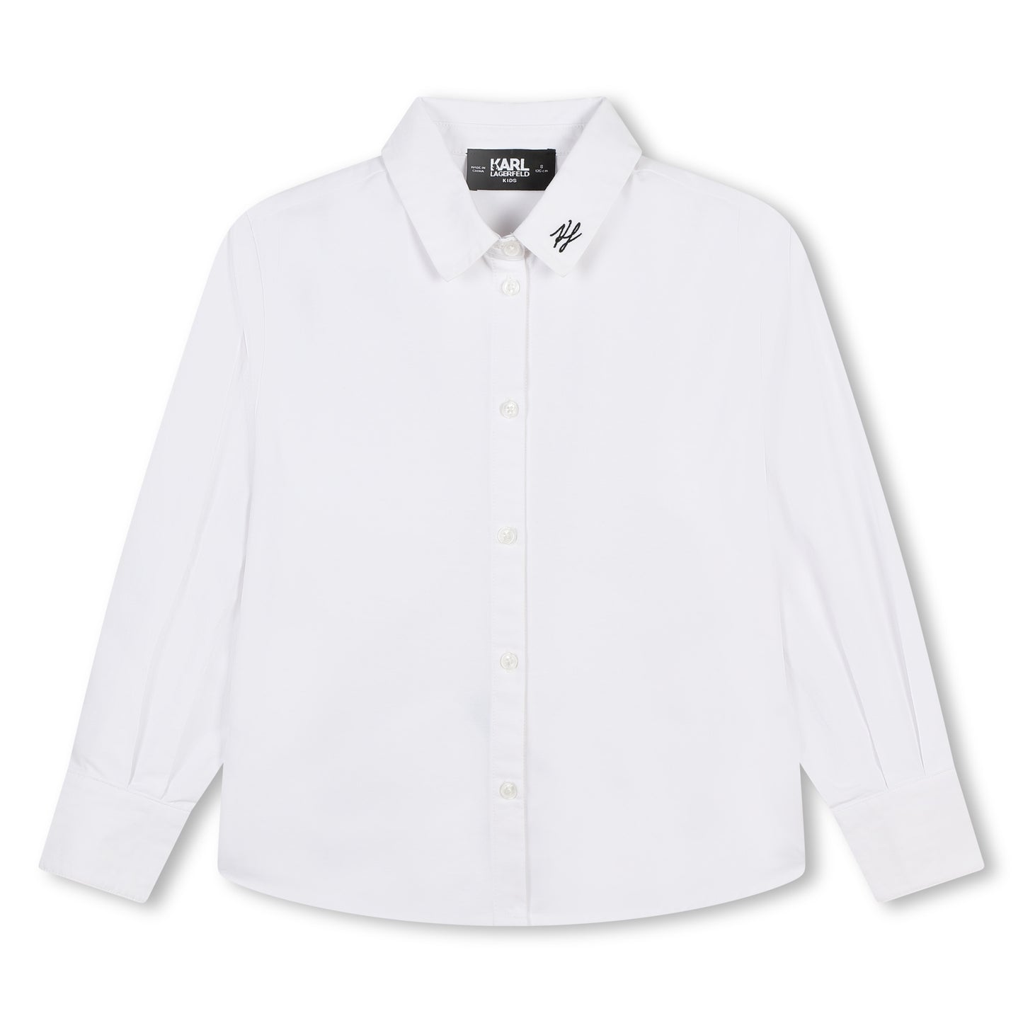 KARL LAGERFELD - White Logo Shirt