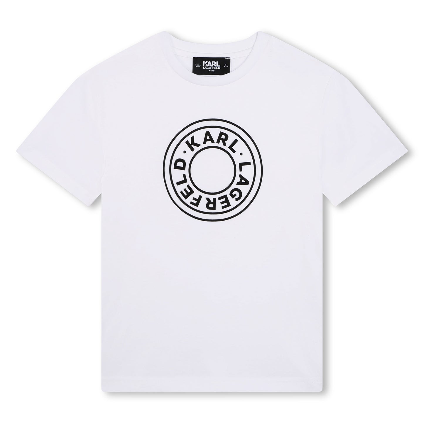 KARL LAGERFELD - White Short Sleeve Top