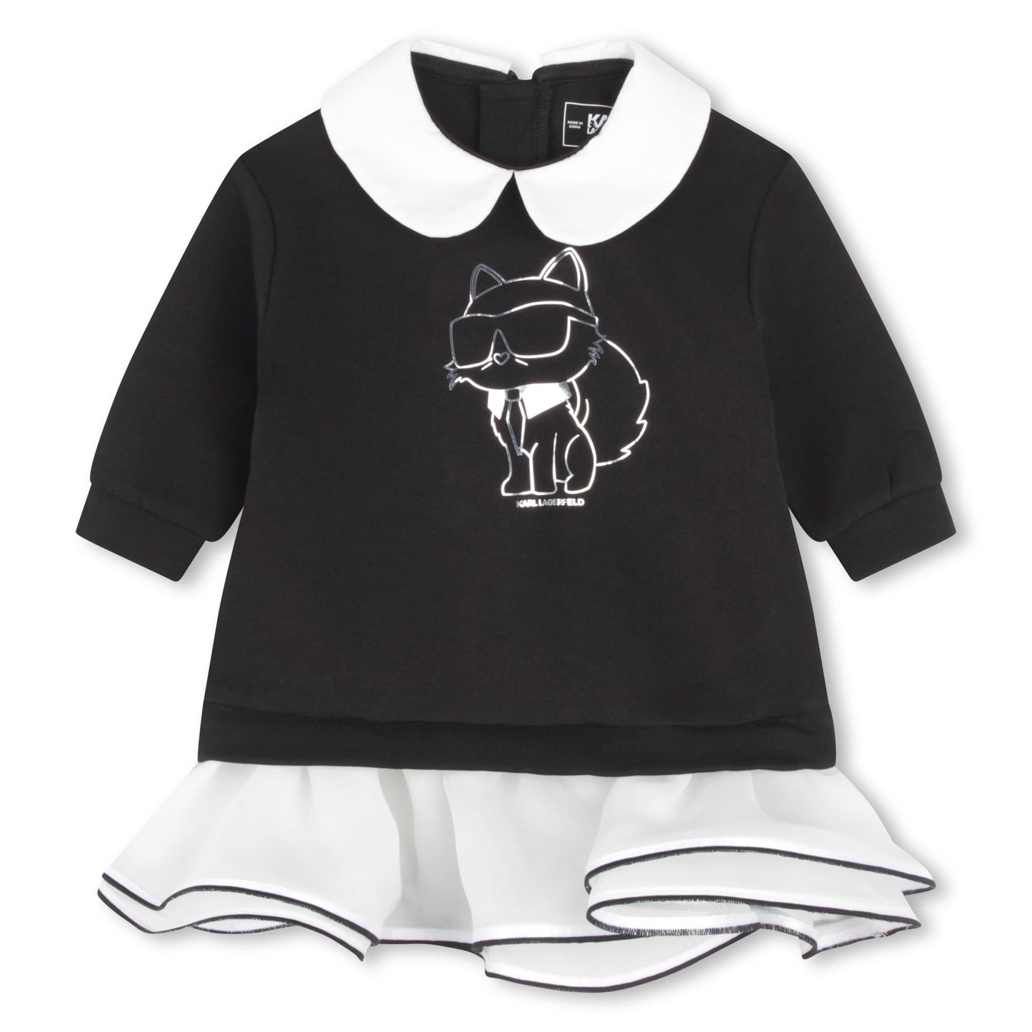 KARL LAGERFELD - Black Baby Girls Formal Dress