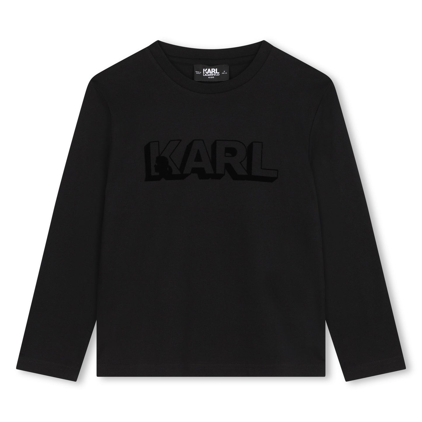 KARL LAGERFELD - Black Transparent Logo Top