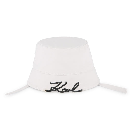 KARL LAGERFELS - White Logo Hat